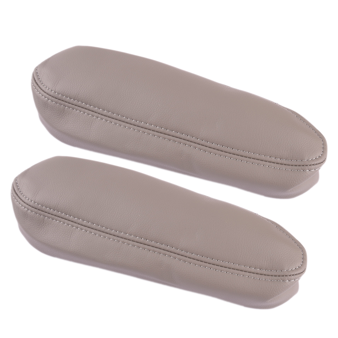 Leather Car Seat Cover - 1 Paar Auto Grijs Seat Side