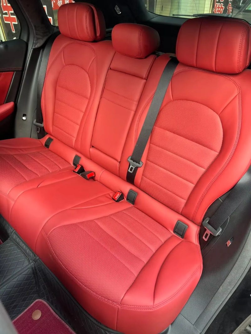 Leather Car Seat Cover - TH Volledig Bedekkende Lederen Autostoelhoezen Duurzame
