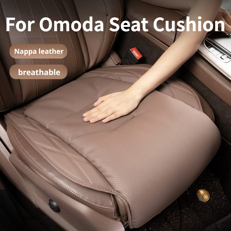 Leather Car Seat Cover - Autostoelkussen van nappaleer voor Omoda 5