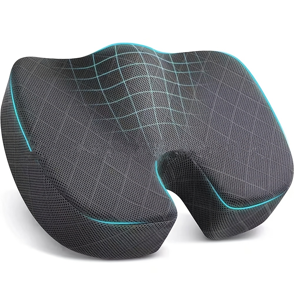 Car Seat Cushion Memory Foam - Ergonomisch heupzitkussen van traagschuim - Ademend