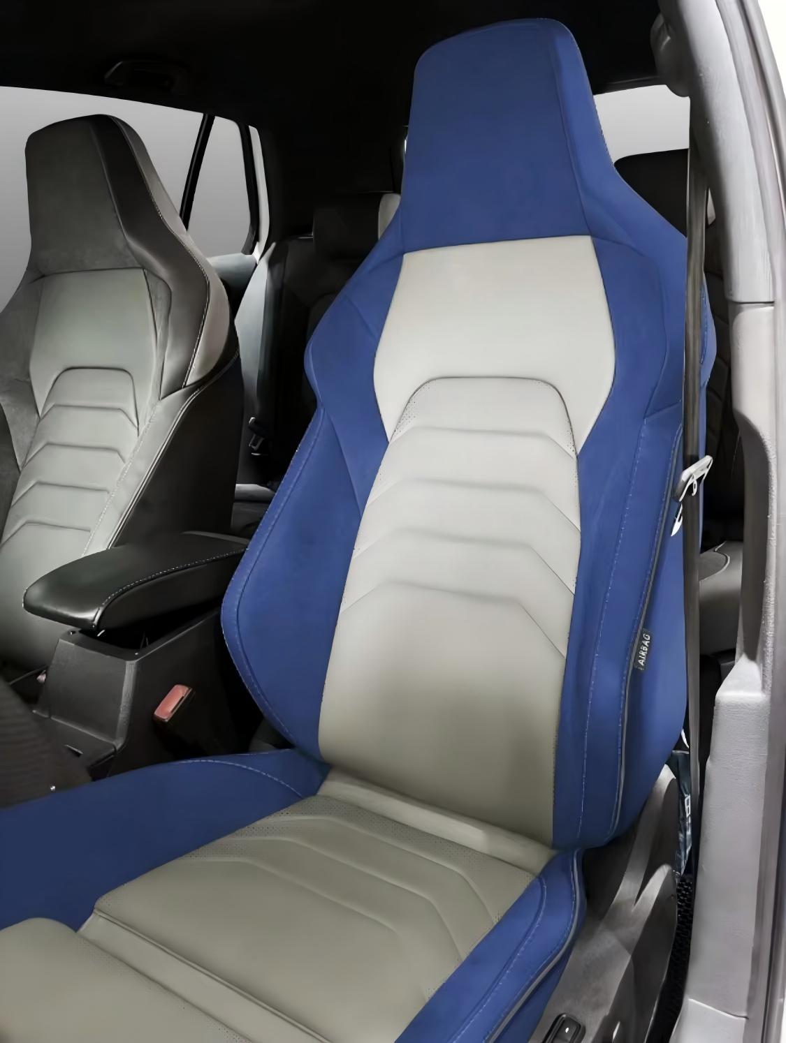 Leather Car Seat Cover - Sportsitjes voor GTI, Racing voor SEAT,