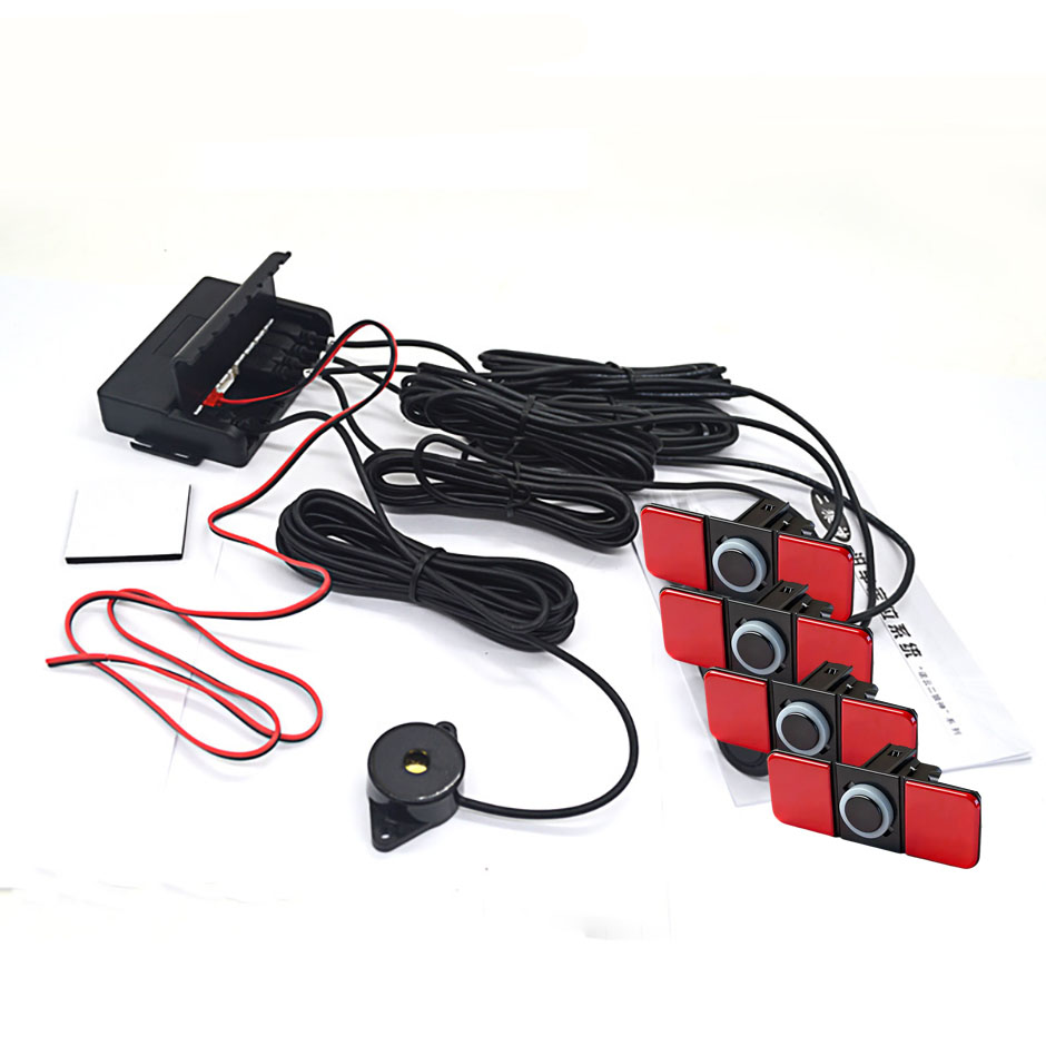 Car Accessories Near Me - QXNY Parktron Parkeersensor Achteruitrijradar Vlakke 4