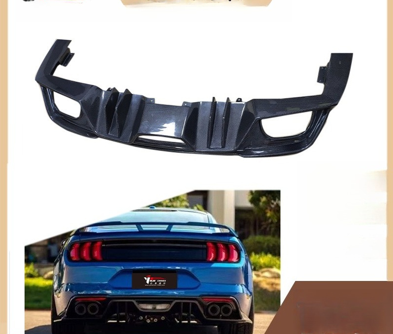 Car Accessories Lipa - Carbon Fiber Achterlip Voor 2018-2022 Mustang