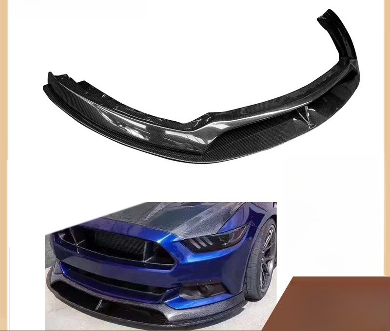 Car Accessories Lipa - Carbon Fiber Frontspoiler voor 2015-2017 Mustang,