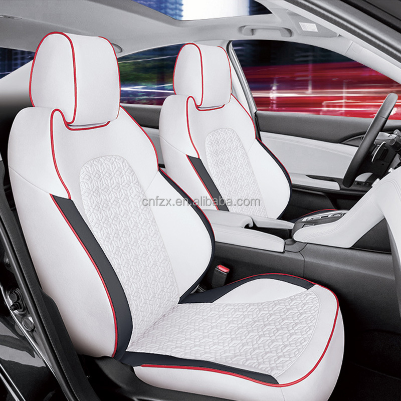 Leather Car Seat Cover - 2026 Modieuze lederen autostoelhoezen voor Tesla