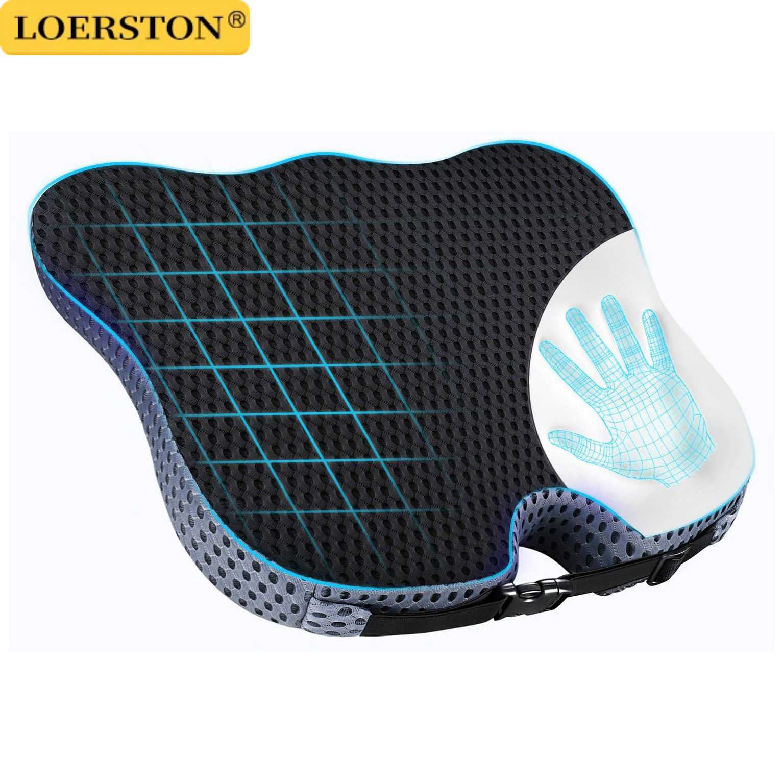 Car Seat Cushion Memory Foam - Anti-slip orthopedisch traagschuim kussen voor prostaat,