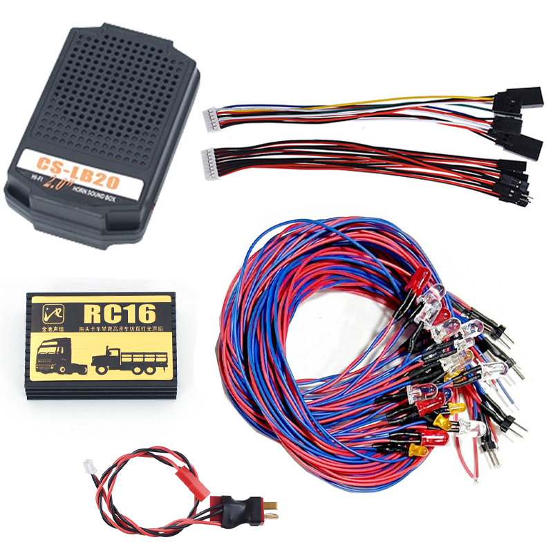Car Accessories Sound System - 2-in-1 Geluids- en Lichtsysteem Groepset voor