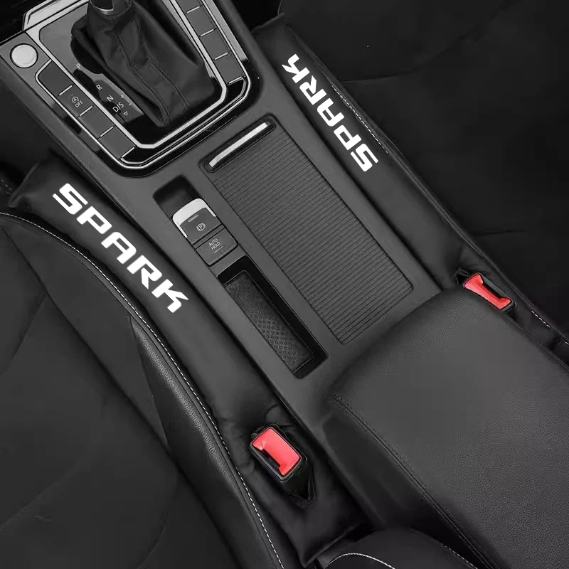 Leather Car Seat Cover - Universele autostoelopeningstrip, PU-leer bekleed, elastische katoenen