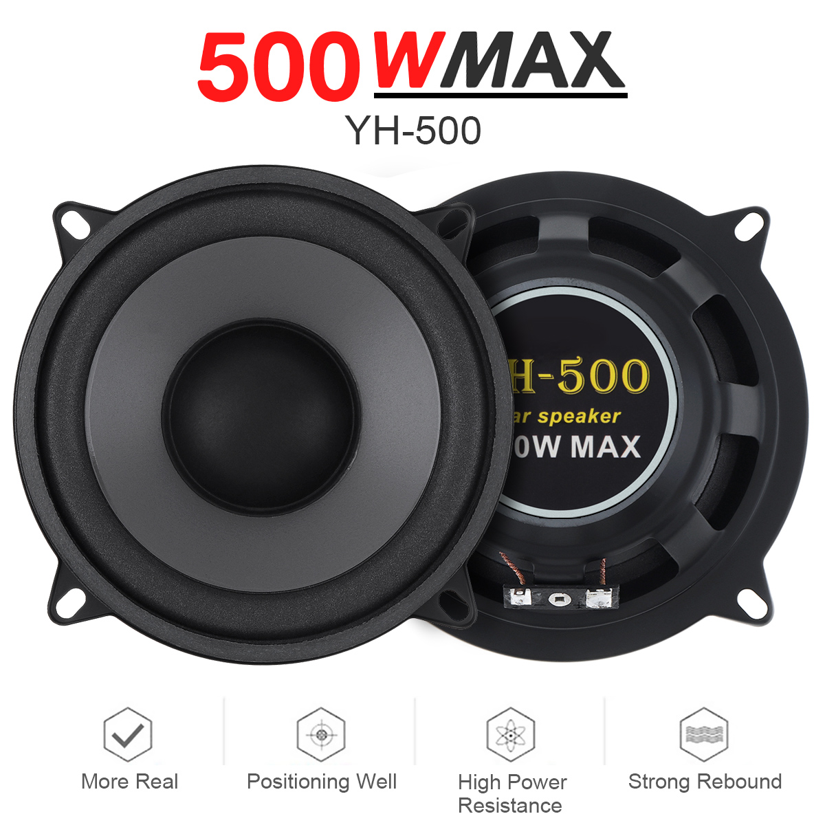 5 Inch 400 W/500 W 2-weg Auto  - Car Accessories Sound System recensie en prijs