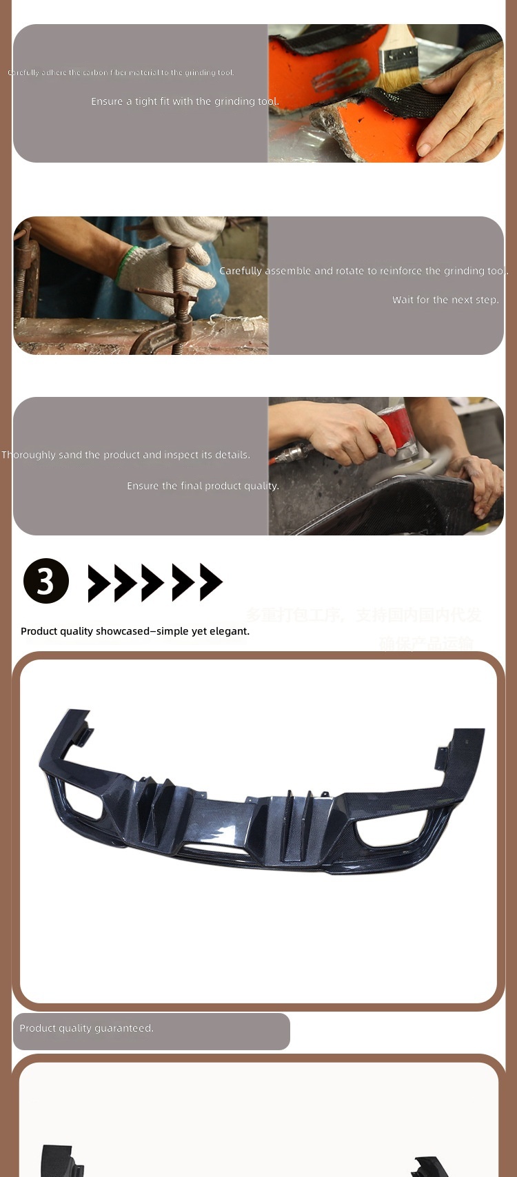 Carbon Fiber Achterlip Voor 20 - Car Accessories Lipa recensie en prijs