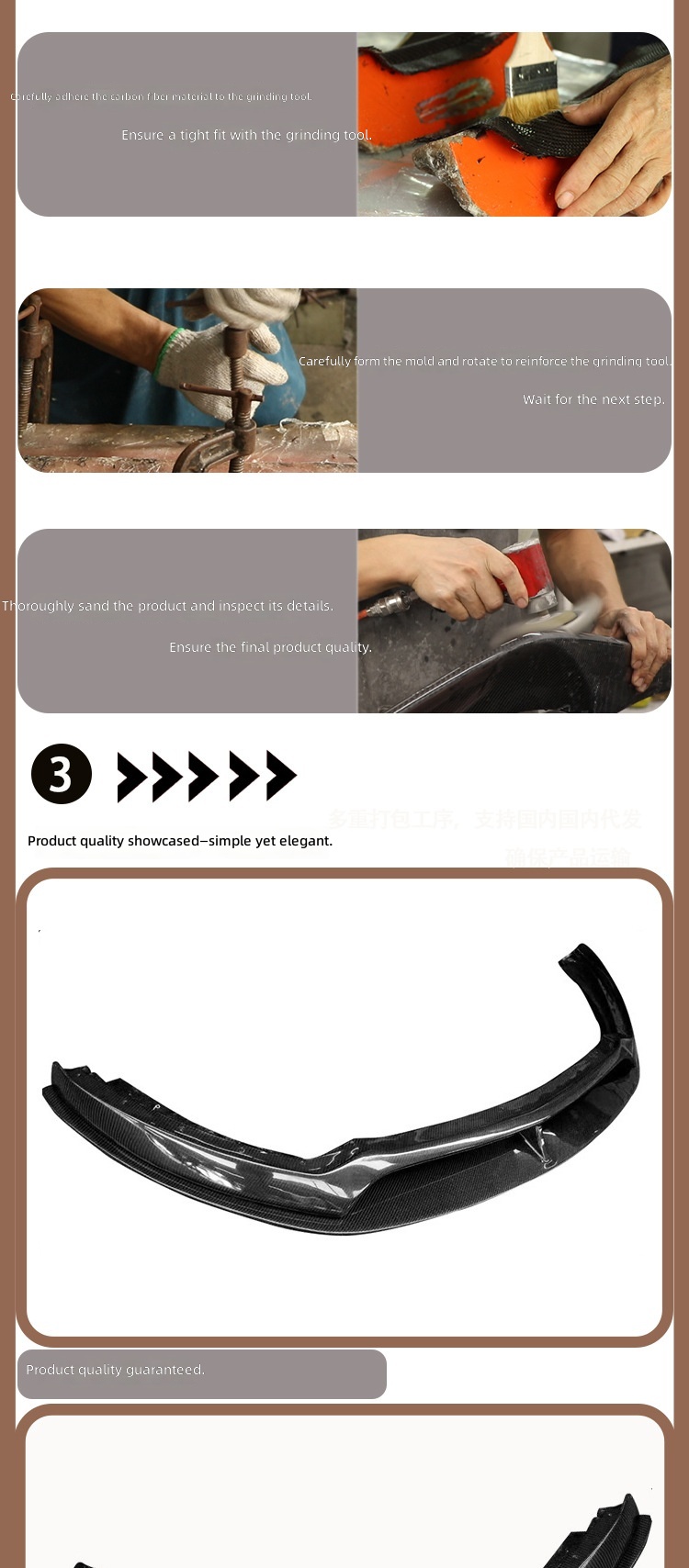 Carbon Fiber Frontspoiler voor - Car Accessories Lipa recensie en prijs