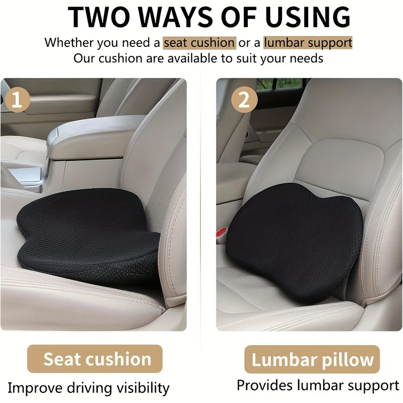 2-in-1 Memory Foam Autostoelku - Car Seat Cushion Memory Foam recensie en prijs