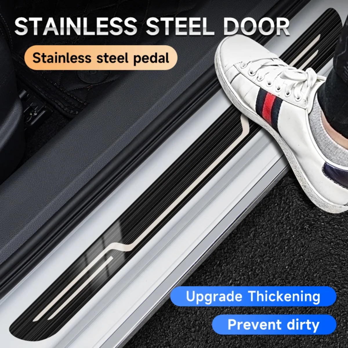 Auto Dorpelstrip RVS Anti-Vuil - Car Accessories Tape recensie en prijs